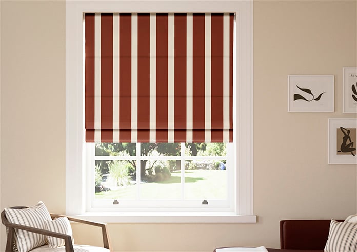 The British Stripe Co. Henry, Teignbridge No.1 - Twist&Fit Roman Blind - Image 3
